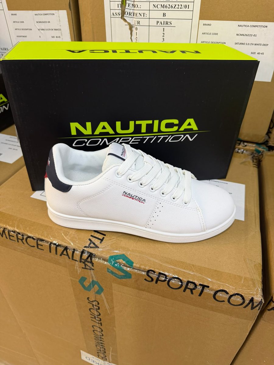 Nautica Saturno 3.0 Pelle Bianco/Navy
